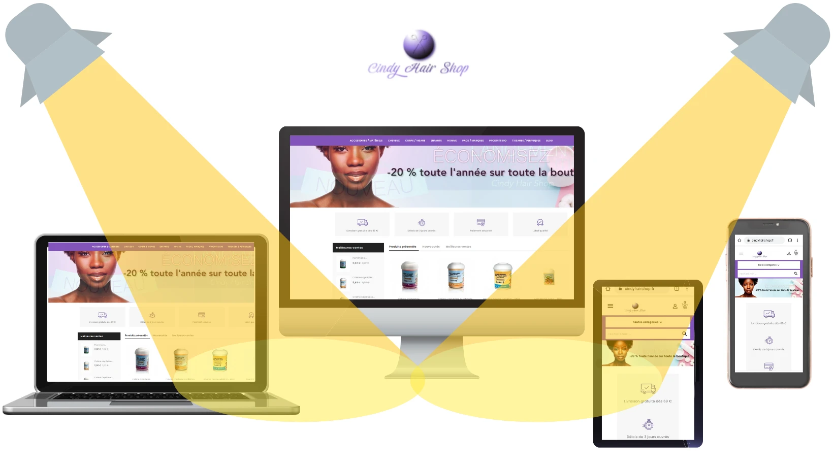 portfolio réalisation site web